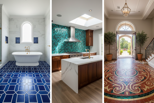 Artistry Underfoot: Mosaic Tile Ideas to Transform Your Interior Style