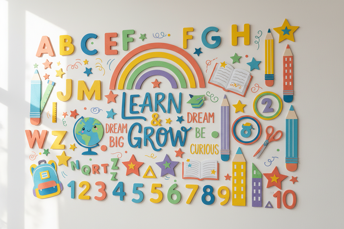 Back-to-School Wall Art Ideas to Brighten Every Classroom and Bedroom