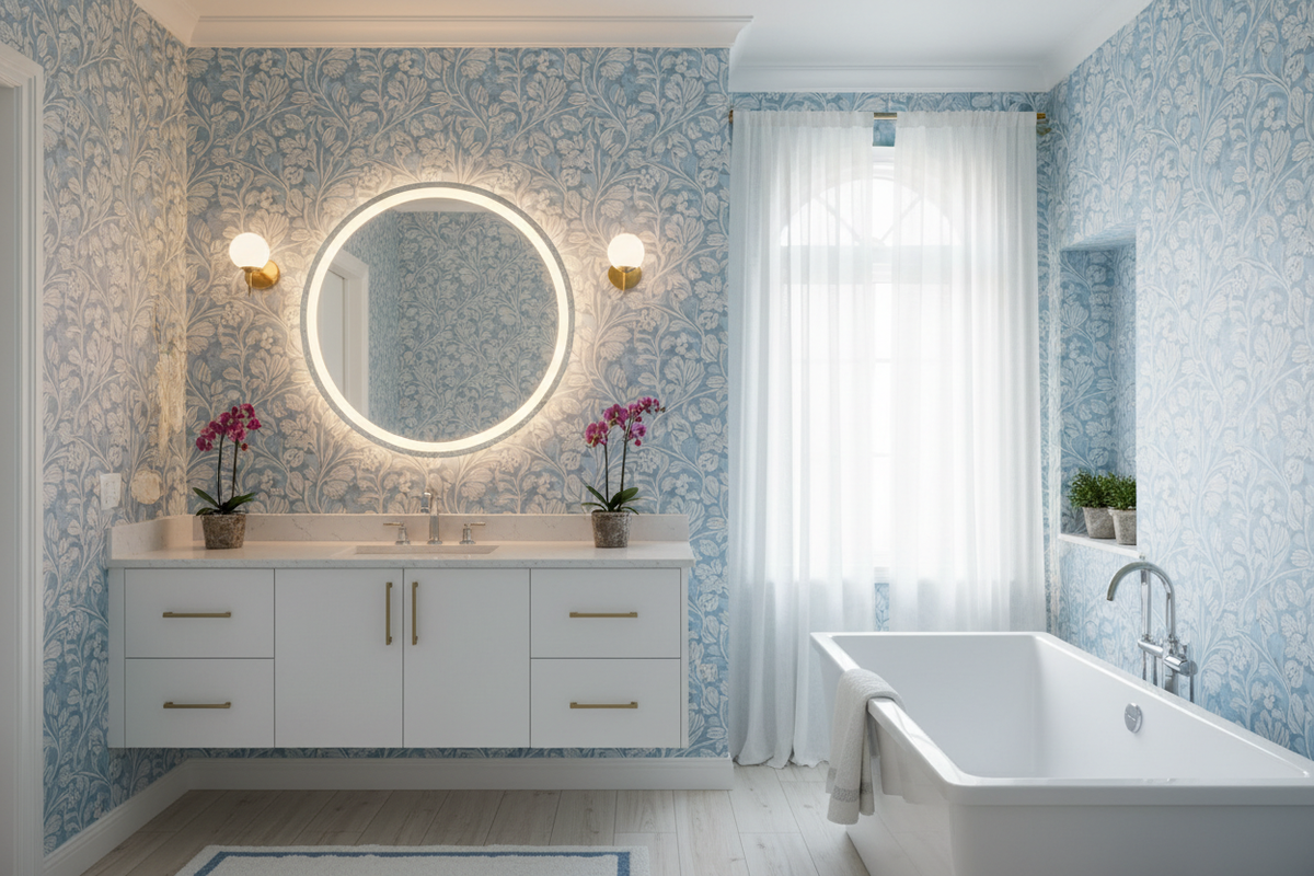 Bathroom Makeover Magic: Wallpapers That Transform Your Walls