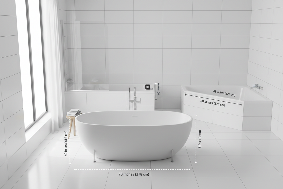 Bathtub Sizing 101: Choose the Perfect Fit for Your Bathroom