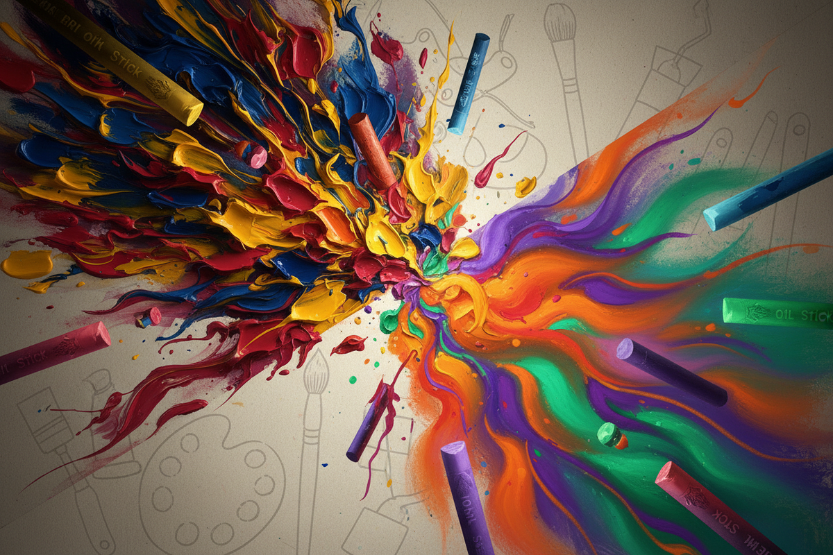 Battle of the Mediums: Oil Stick vs Oil Pastel for Bold Expression
