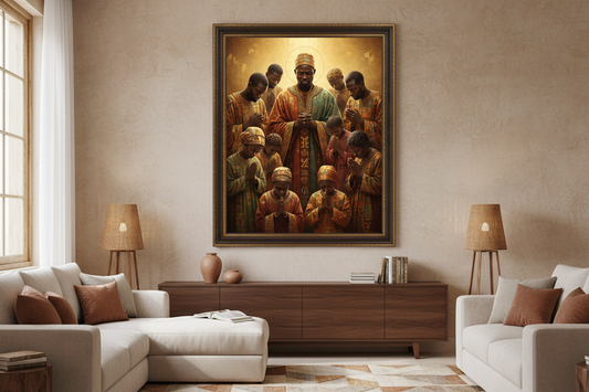 Black Christian Wall Art: Merging Faith, Heritage, and Interior Design