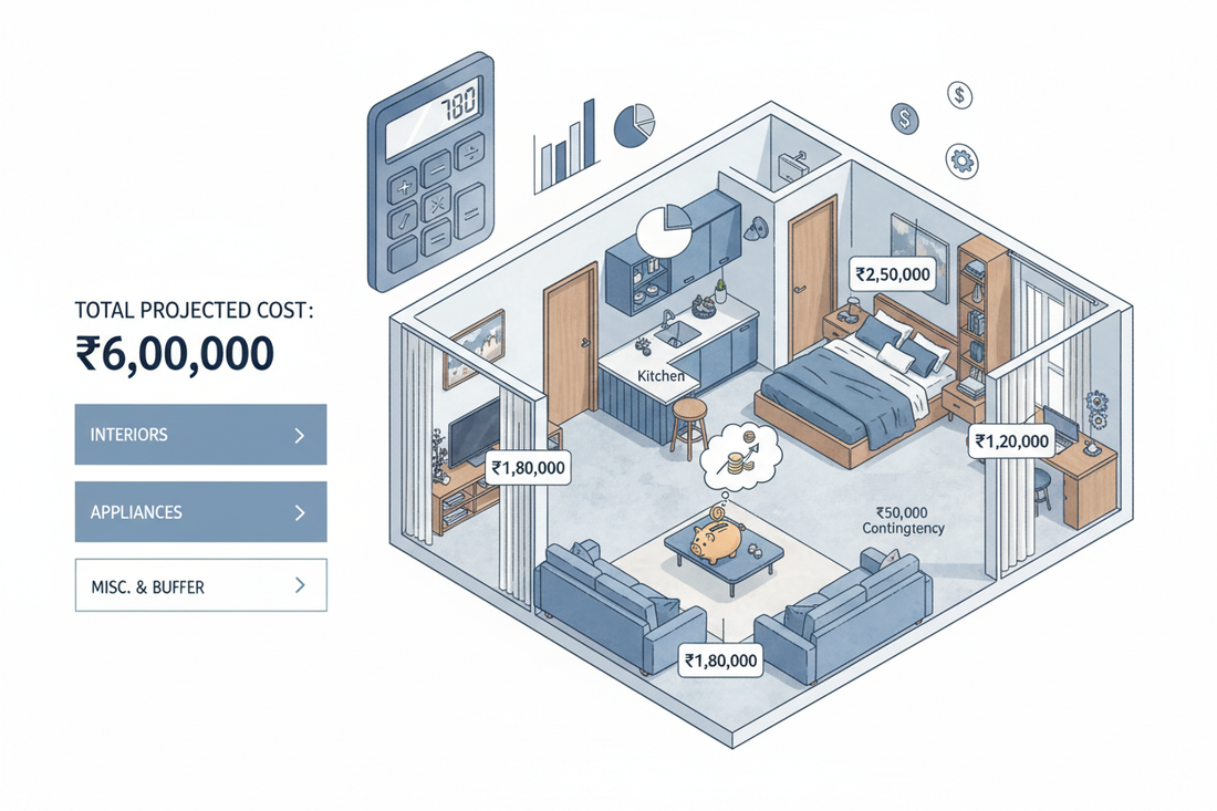 Breaking Down 1 BHK Interior Design Costs: A Smart Spending Guide