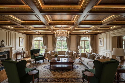 Breathtaking Coffered Ceiling Designs to Make Your Home Shine