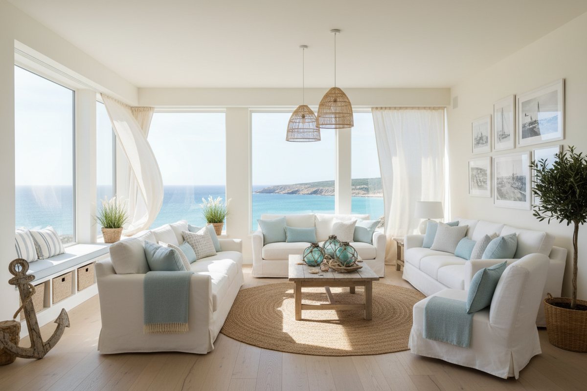 Breezy & Beautiful: 7 Coastal Interior Designs to Transform Your Home