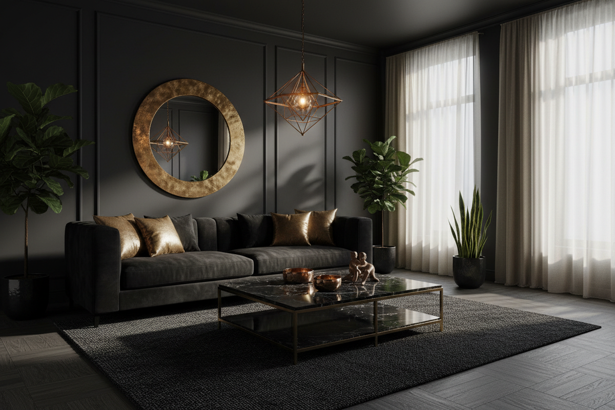 Brighten the Shadows: Stunning Dark Interior Design Ideas for Your Home