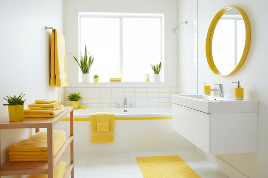 Brighten Up Your Bathroom: Inspiring Yellow Design Ideas for a Happy Space