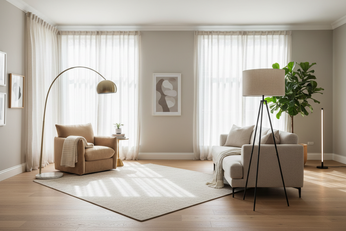 Brighten Up Your Space: Chic Floor Lamp Ideas for the Living Room
