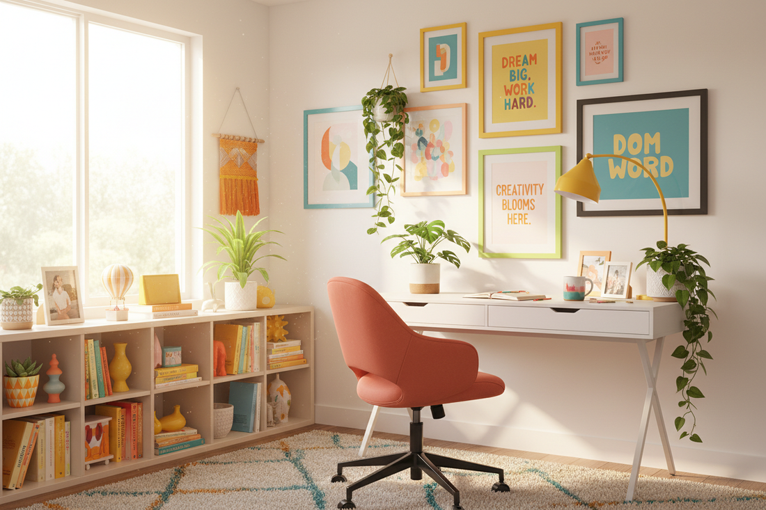 Brighten Up Your Workday with These Fun Home Office Designs