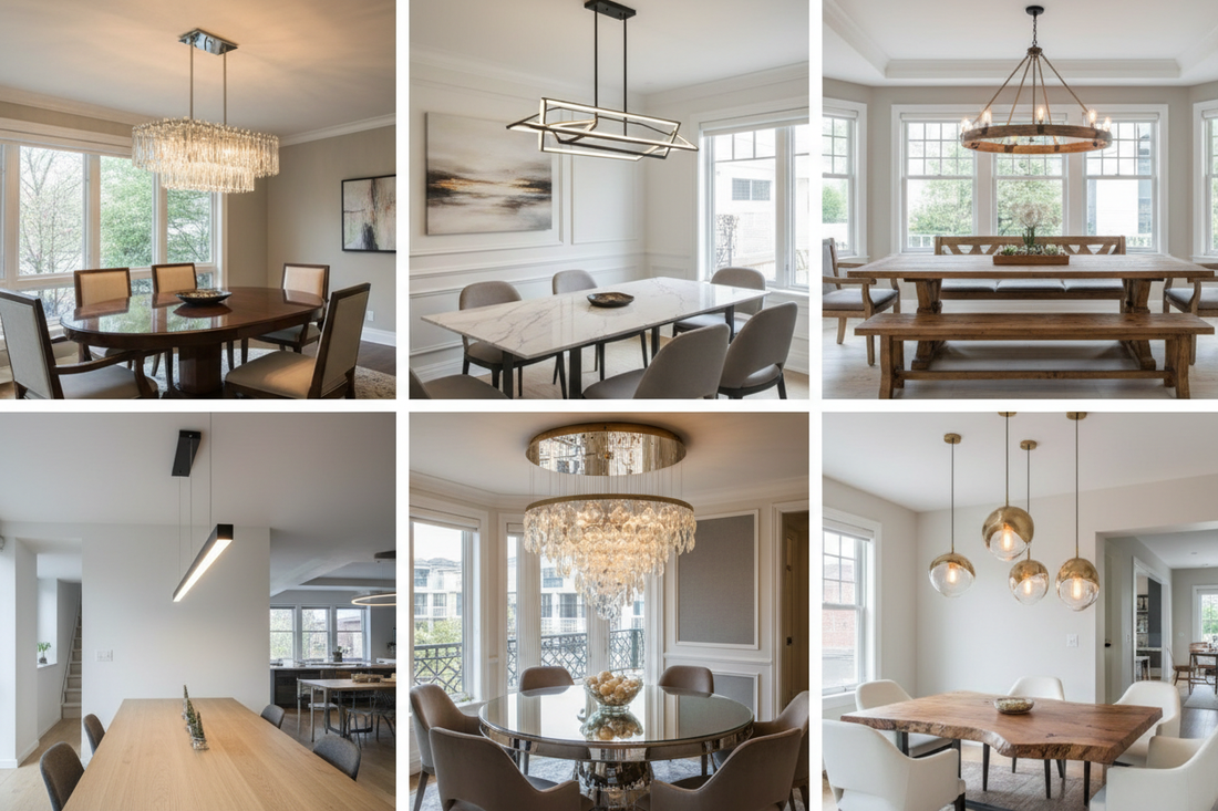 Brighten Your Meals: 6 Stunning Dining Room Ceiling Light Ideas – Wallpics