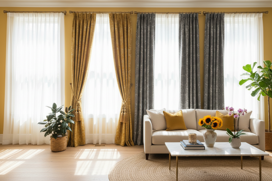 Brighten Your Space: Expert Tips for Choosing the Perfect Curtains for Yellow Walls