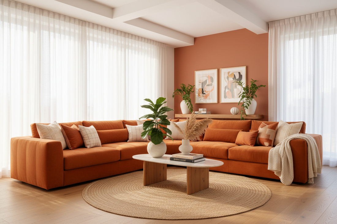 Brighten Your Space: Stunning Orange Living Room Ideas