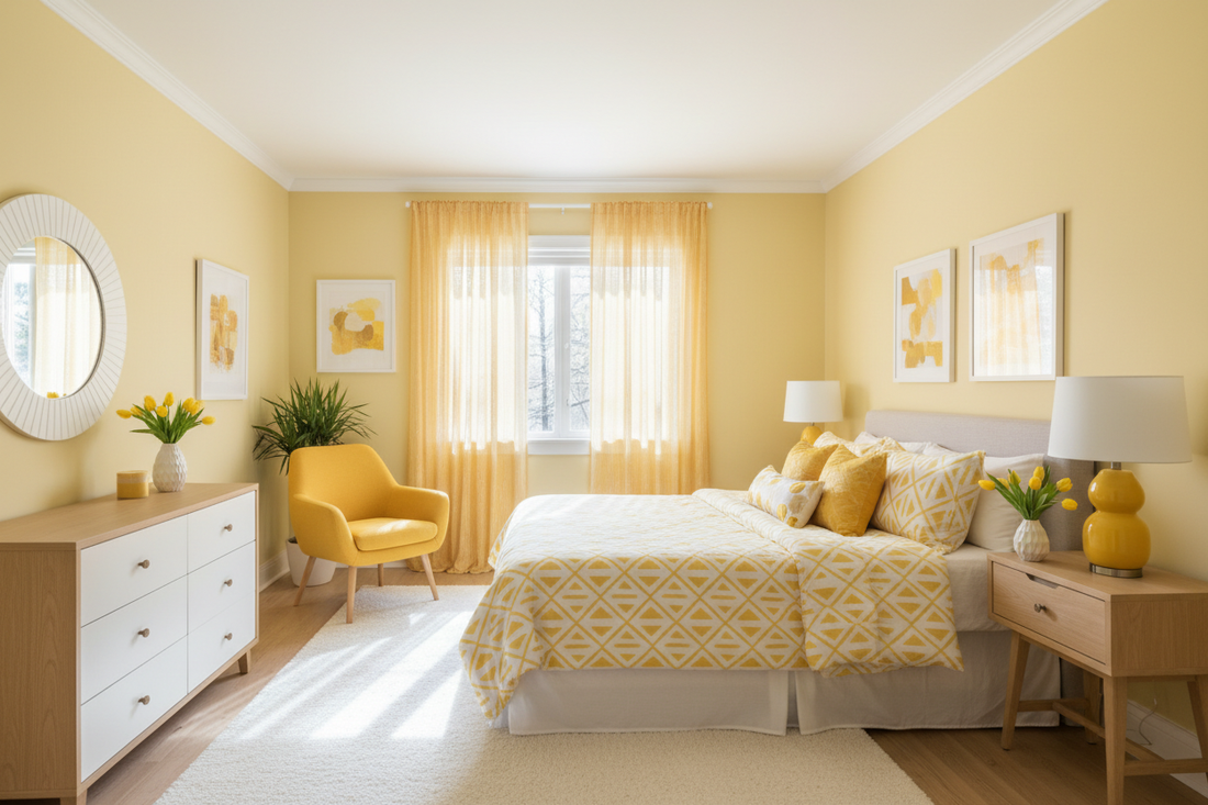 Brighten Your Space: Yellow Bedroom Decorating Ideas