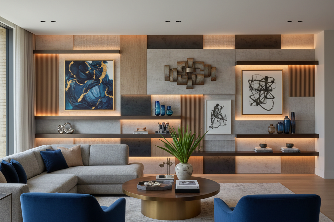 Bring Character to Your Walls with Modern Showcase Designs