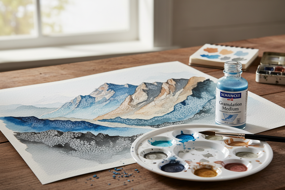 Bring Depth and Dimension to Your Art with Schmincke Granulation Medium