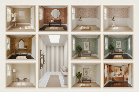 Bring Warmth and Style to Your Home with These 8 Hallway Wallpapers