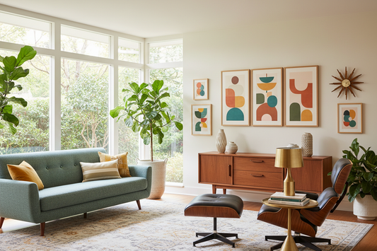 Bring Your Space to Life with Mid-Century Modern Canvas Prints and Wall Art