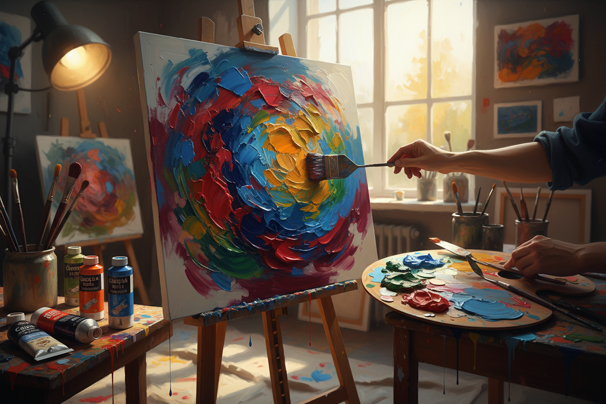 Bringing Life to Your Canvas: The Art of Spontaneous Painting with Georgian Oils
