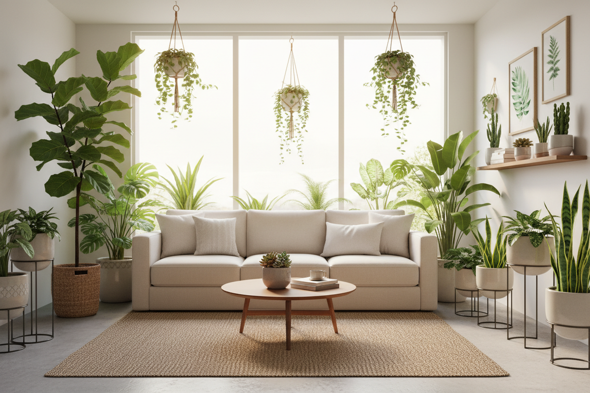Bringing Nature Home: Stunning Ways to Decorate Your Living Room With Plants