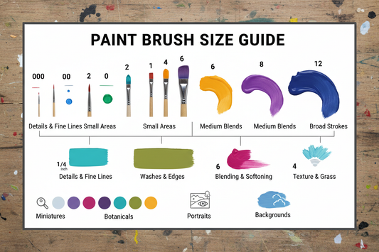 Brush Size Breakdown: Everything You Need to Know Before You Paint