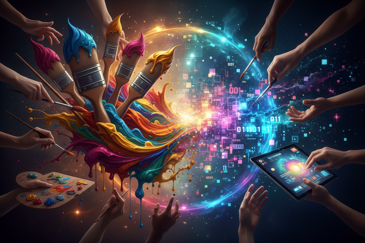 Brushes to Bytes: The Emotional and Inclusive Revolution of Digital Art