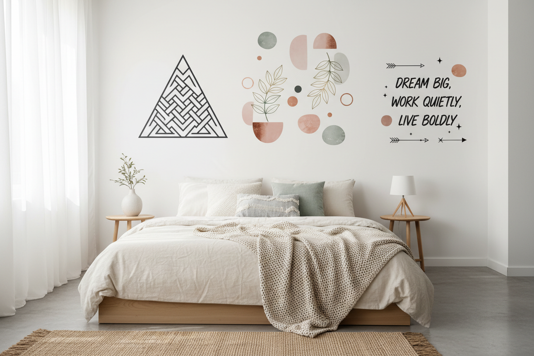Budget-Savvy Wall Stickers for a Trendy Bedroom Makeover