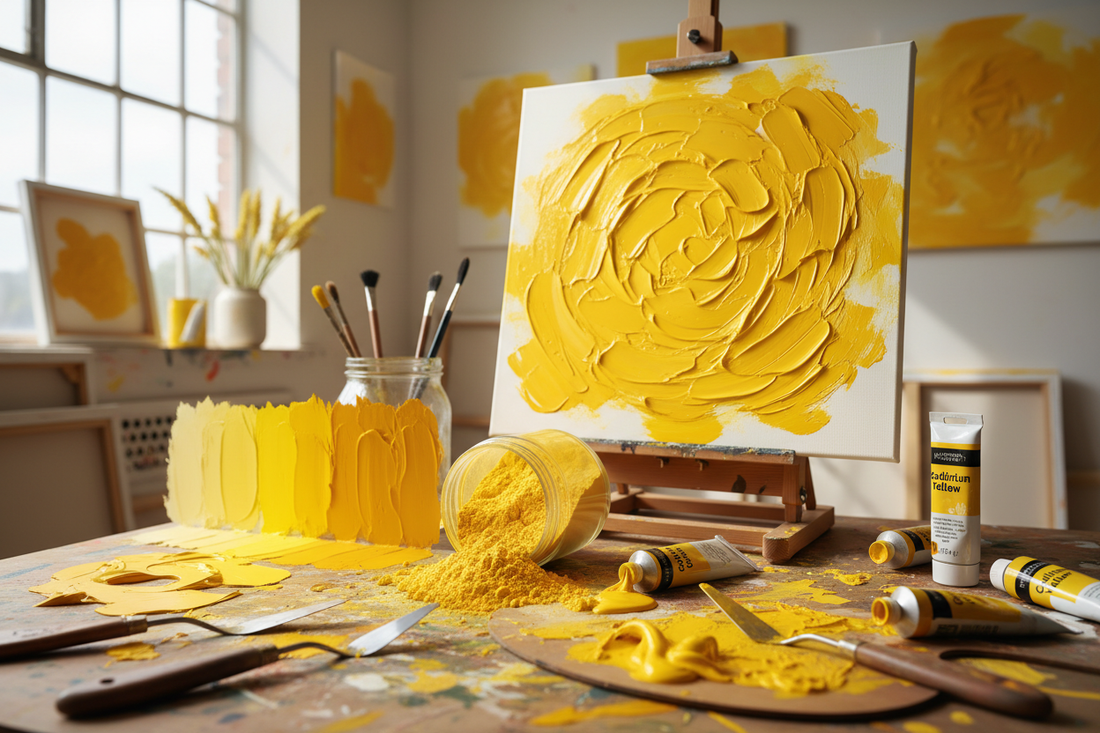 Cadmium Yellow: The Bright Evolution of the First True Yellow Pigment in Modern Art