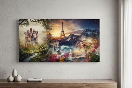 Canvas Collages: Blending Multiple Images into One Stunning Print