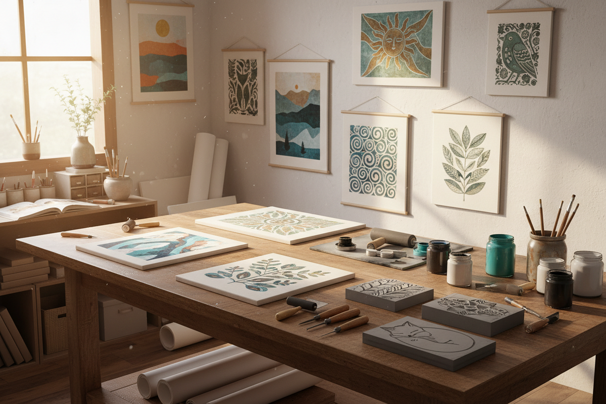 Canvas Printmaking: A DIY Guide for Home Artists