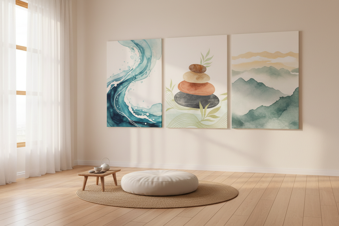 Canvas Prints for Meditation Spaces: Creating a Tranquil Atmosphere with Art
