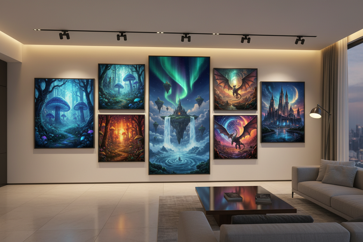 Canvas Prints Inspired by Fictional Worlds: Bringing Fantasy to Your Walls
