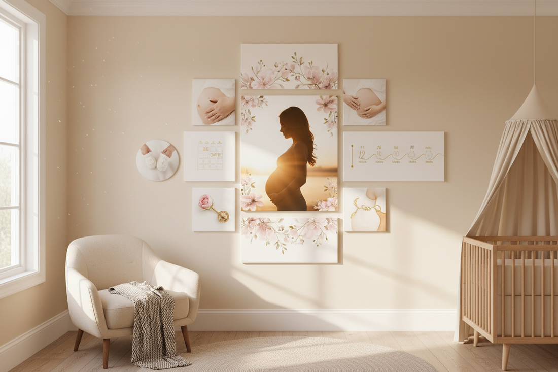 Canvas Your Enchanting Pregnancy Moments with Custom Wall Art