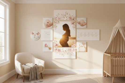 Canvas Your Enchanting Pregnancy Moments with Custom Wall Art