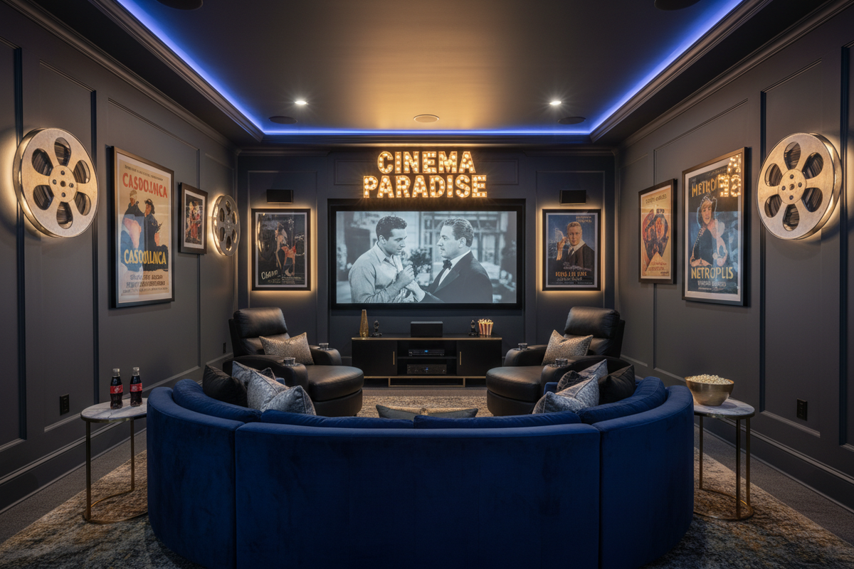 Captivating Home Theater Wall Art Ideas to Transform Your Movie Nights
