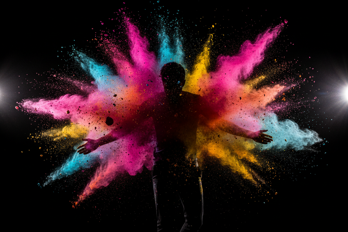 Capturing the Chaos: A Photographer’s Guide to Paint Powder Portraits ...