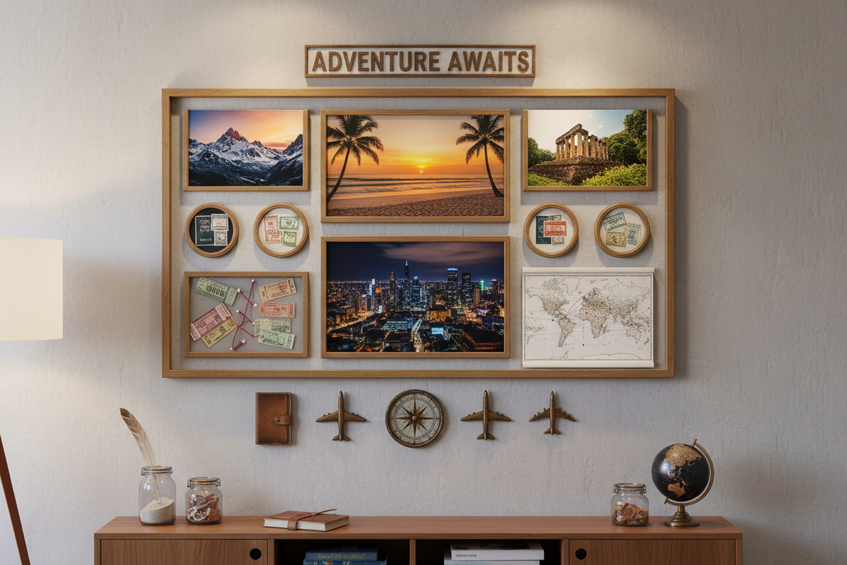 Capturing the Travel Bug: Commemorating Adventures on Your Walls