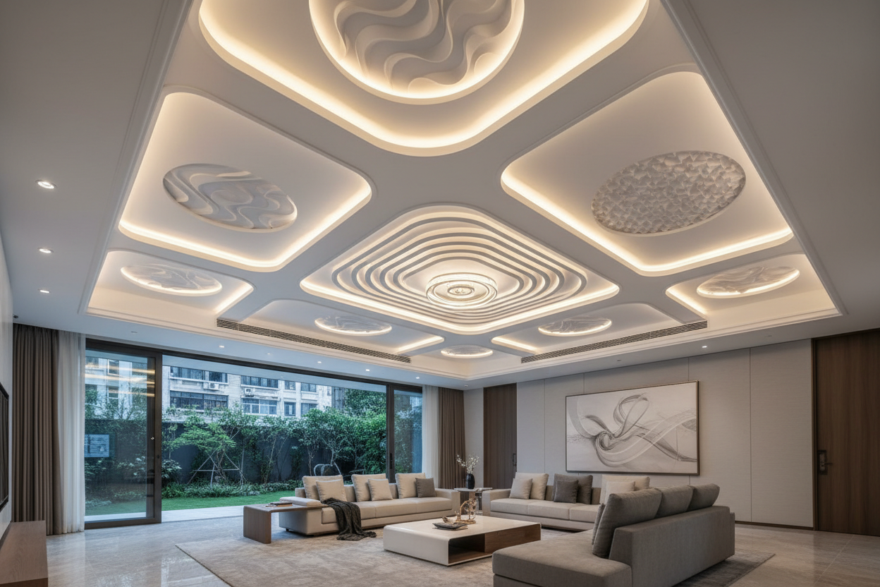 Ceiling Creativity Unleashed: Stunning & Innovative PVC False Ceiling ...