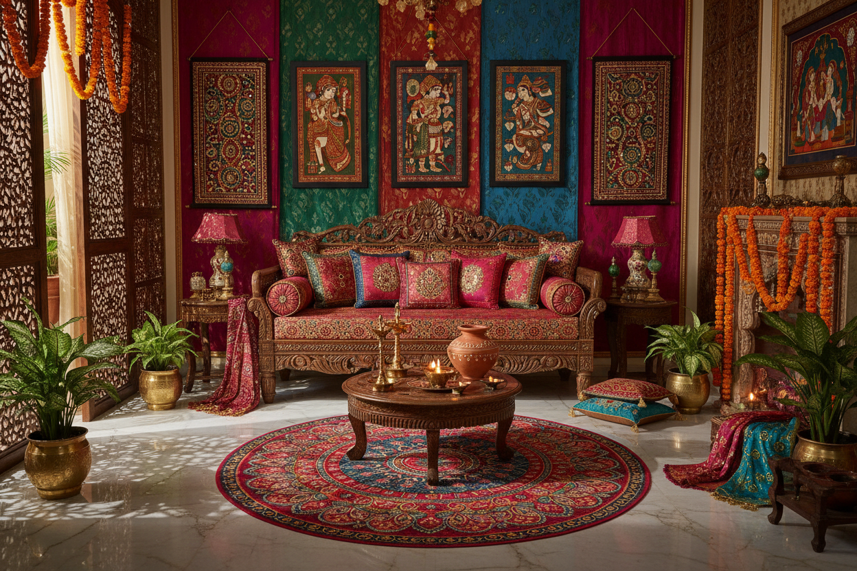 Celebrate Heritage: Stunning Indian Home Decorating Ideas – Wallpics