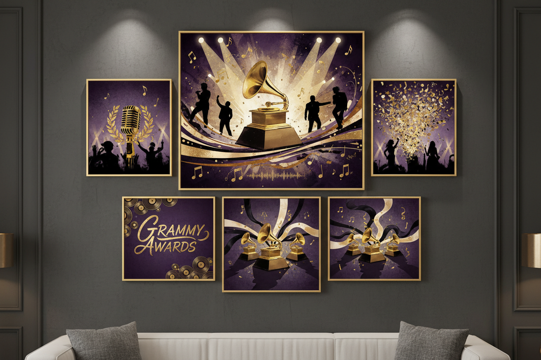 Celebrate Iconic Artists: Grammy-Inspired Canvas Art Ideas