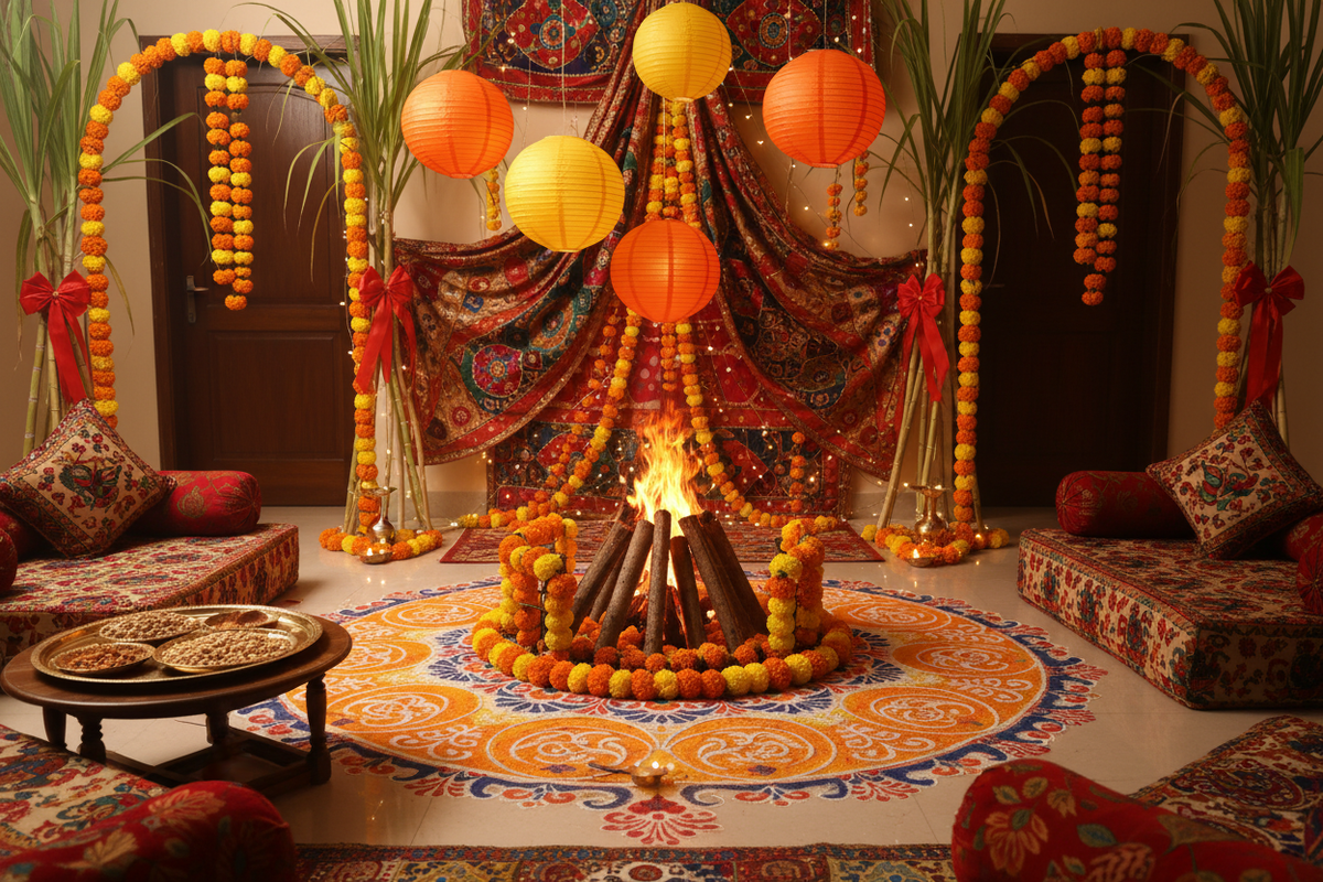 Celebrate in Style: Creative Lohri Decoration Ideas for Your Home