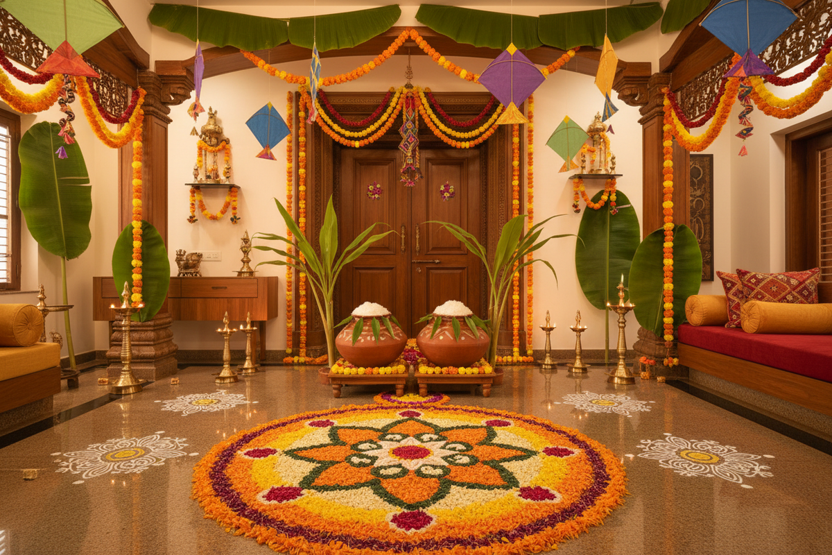Celebrate in Style: Creative Pongal & Makar Sankranti Home Decor Ideas