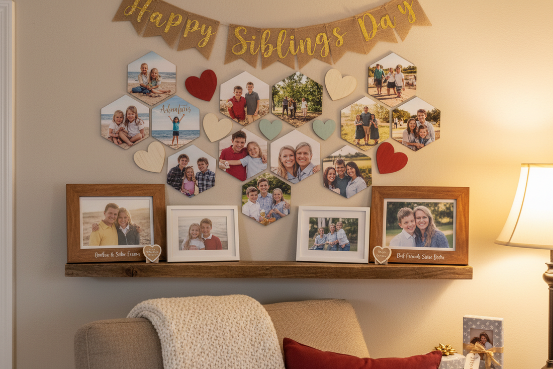 Celebrate National Siblings Day with Personalized Keepsakes and Memories
