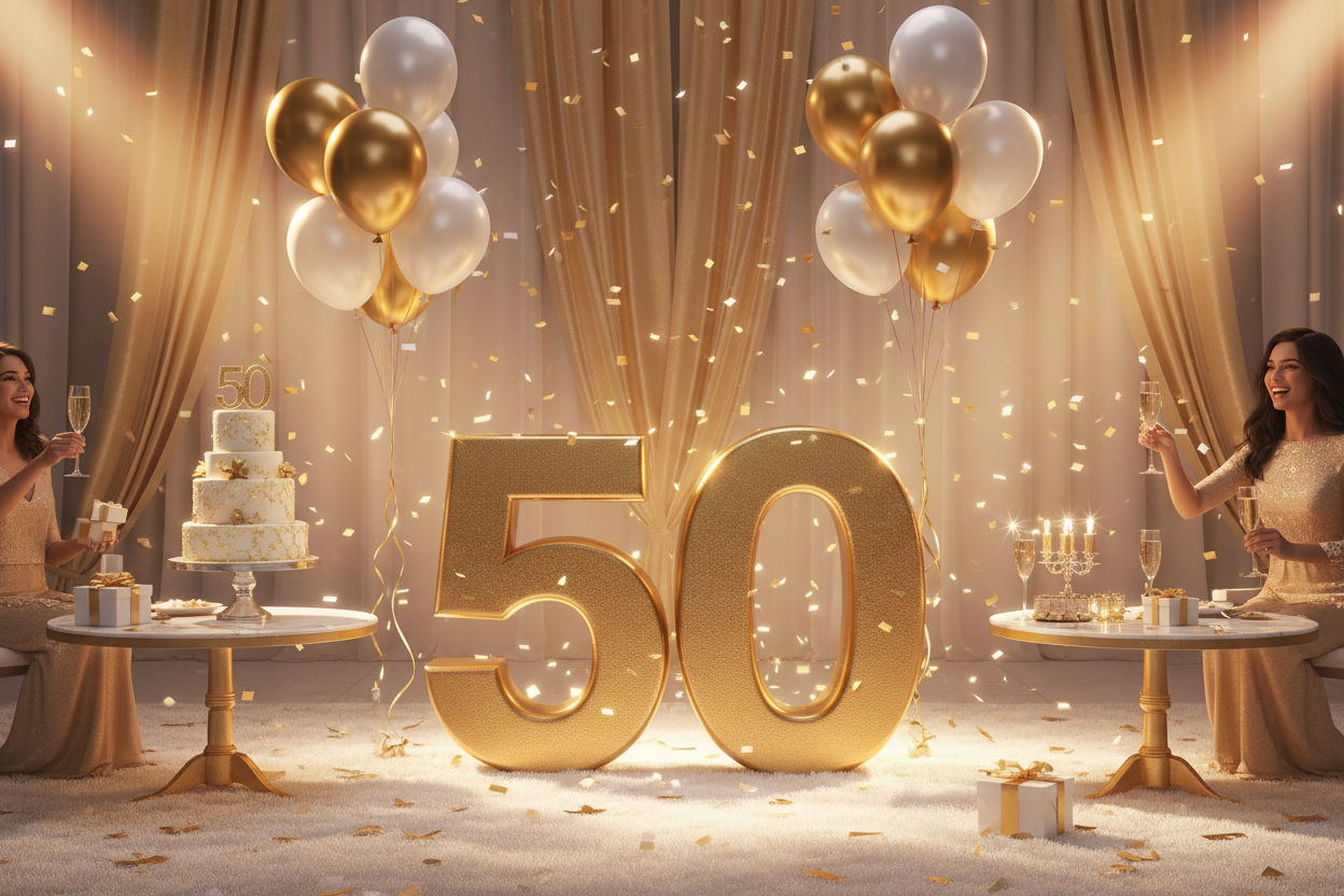 Celebrating 50 Remarkable Years: Birthday Wishes for a Milestone – Wallpics