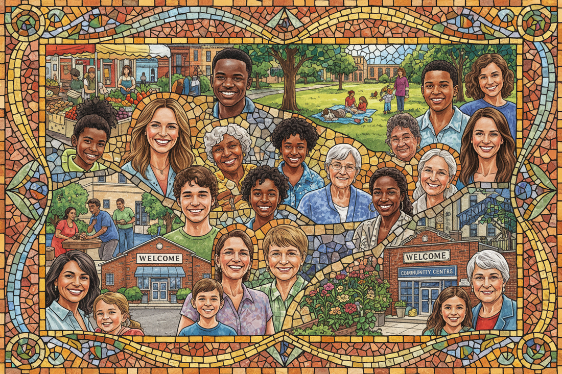Celebrating Community: A Mosaic of Local Faces and Places