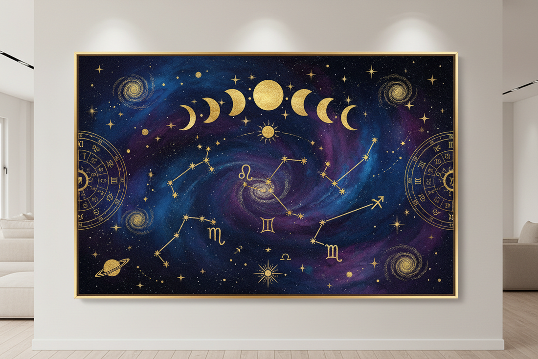 Celestial Wall Art: Infuse Your Space with Astrology-Inspired Decor