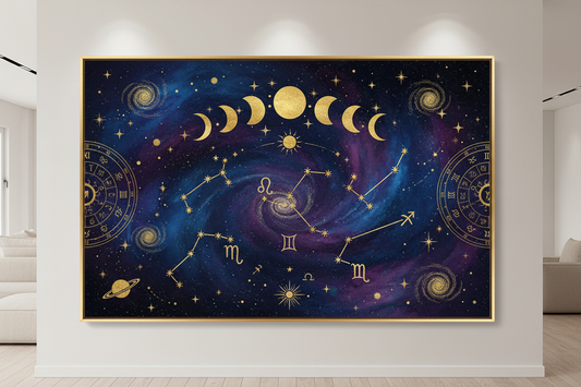 Celestial Wall Art: Infuse Your Space with Astrology-Inspired Decor