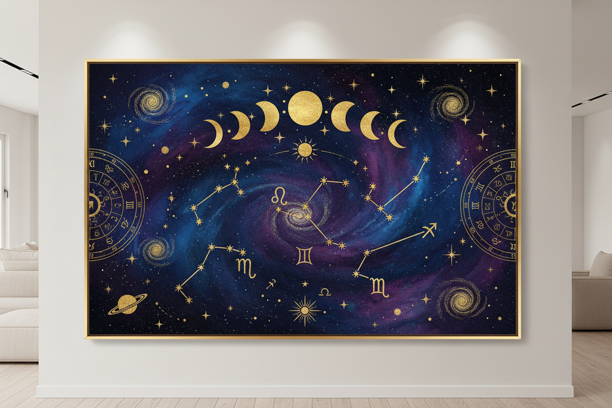 Celestial Wall Art: Infuse Your Space with Astrology-Inspired Decor