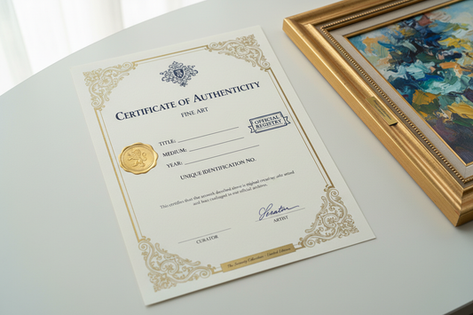 Certificate of Authenticity: What It Means for Your Artwork's Value and Legitimacy