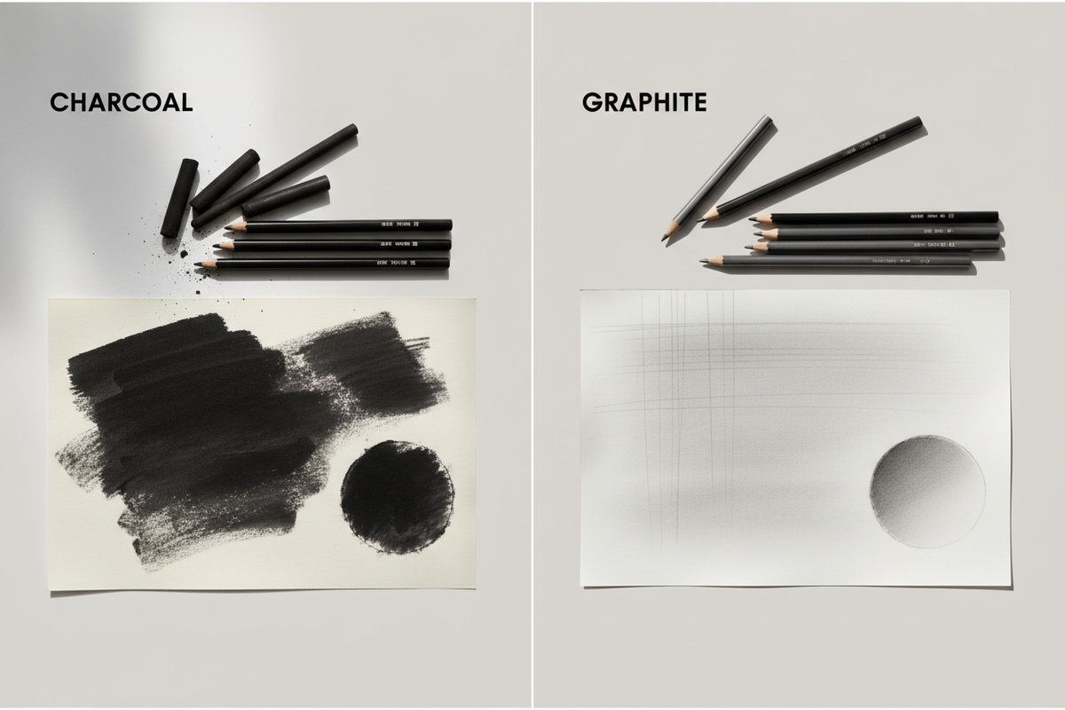 Charcoal vs Graphite: Breaking Down the Differences Like a Pro