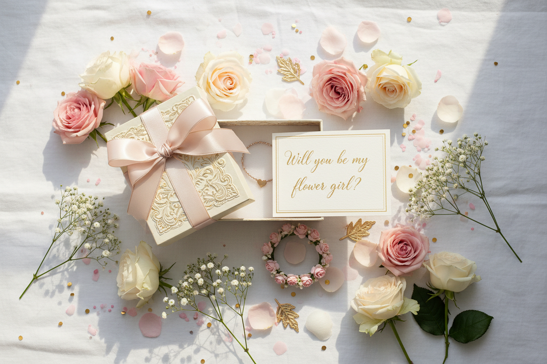 Charming Flower Girl Proposal Ideas for Your Wedding Prep